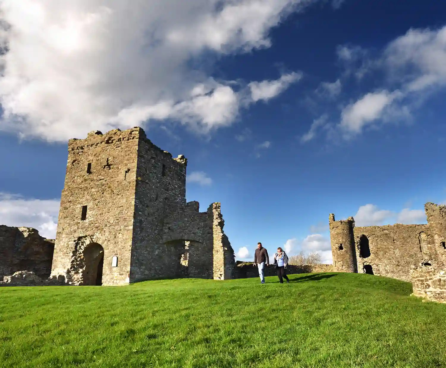 Llansteffan Castle, Carmarthenshire