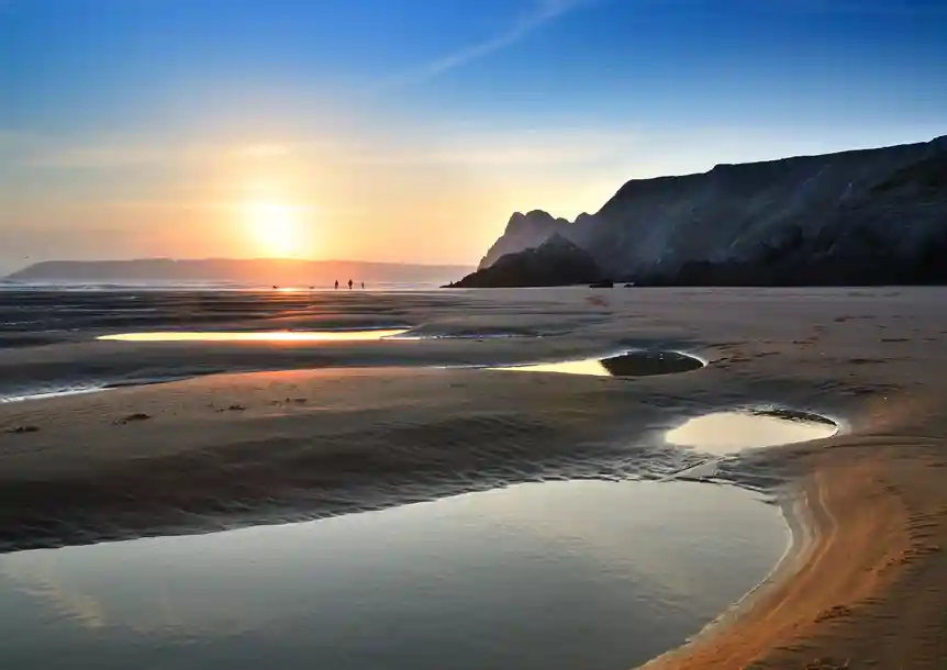 Three Cliffs Bay