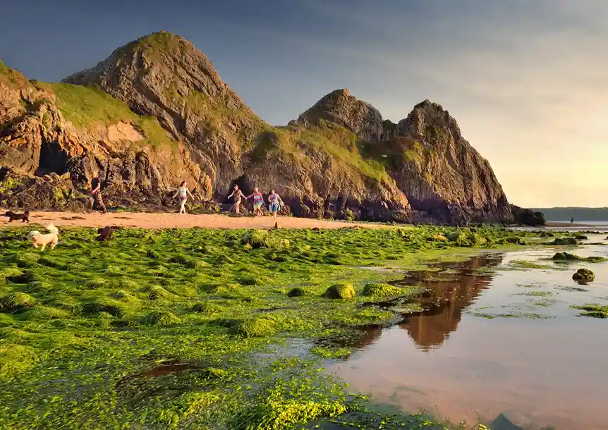 Three Cliffs Bay